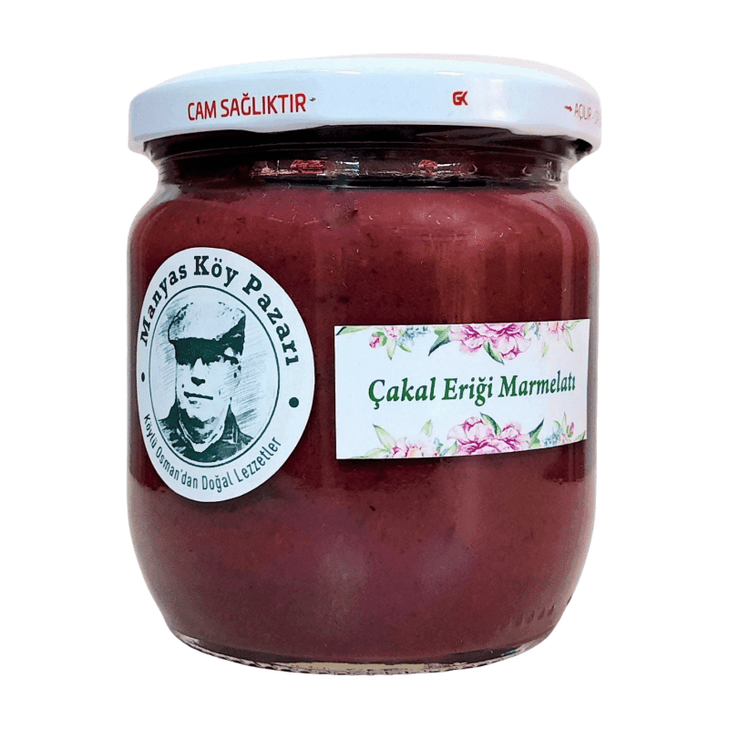 Güvem Eriği ile Şekersiz Çakal Eriği Marmelatı 435 gr’lık kavanoz