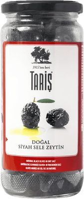 Tariş Doğal Siyah Sele Zeytin 500 CC