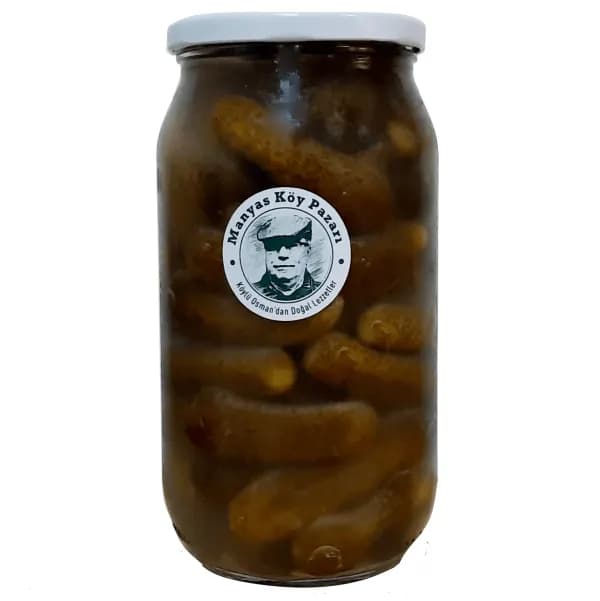 Kornişon Turşusu -Elma Sirkeli -1000cc’lik kavanoz