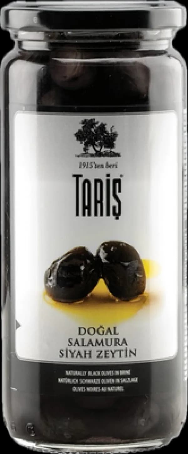 Tariş Doğal Salamura Siyah Zeytin 500 CC