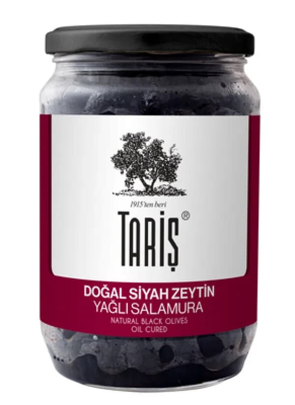 Tariş Doğal Siyah Zeytin Yağlı Salamura 720 cc