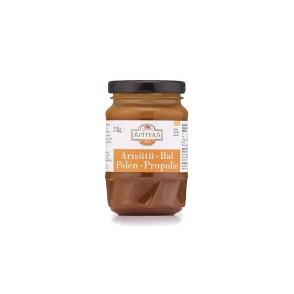 Apitera Mix Portakallı (Arı sütü-Bal-Polen-Propolis) 210 g