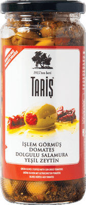 Tariş Kurutulmuş Domates Dolgulu Yeşil Zeytin 500 CC